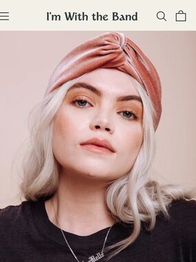 I’m With the Band Velvet Twist Turban Headband - Dusty Rose